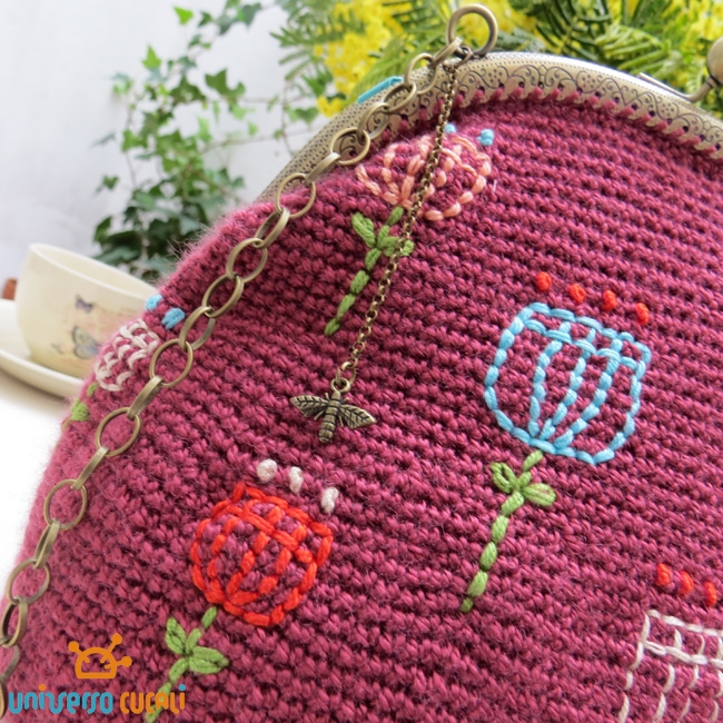 Bolso de crochet con inspiraciÃ³n romÃ¡ntica | Universo Cucali